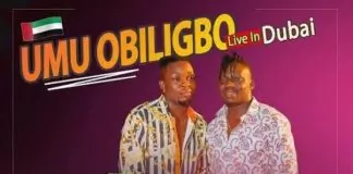 Watch Video: Umu Obiligbo Performs Live in Dubai