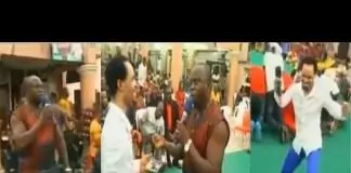 VIDEO: Okwesiri Eze (Okwesilieze) sings for Prophet Odumeje after American Embassy released his VISA to him