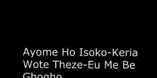 Patrick Ighoezaigbue - Ayome Ho Isoko Keria Wote Theze Eu Me Be Ghogho