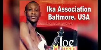 Joe Morgan - Ika Association Baltmore
