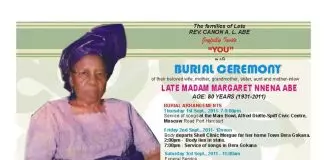 Emmanuel Ezii - Tribute To Sen. Magnus Ngei Abe's Mother