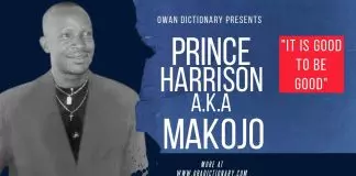 Prince Harrison (Makojo) - It's Good to Be Good