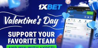 Valentine's Day: Support Your Favorite Team and Win with 1xBet!
